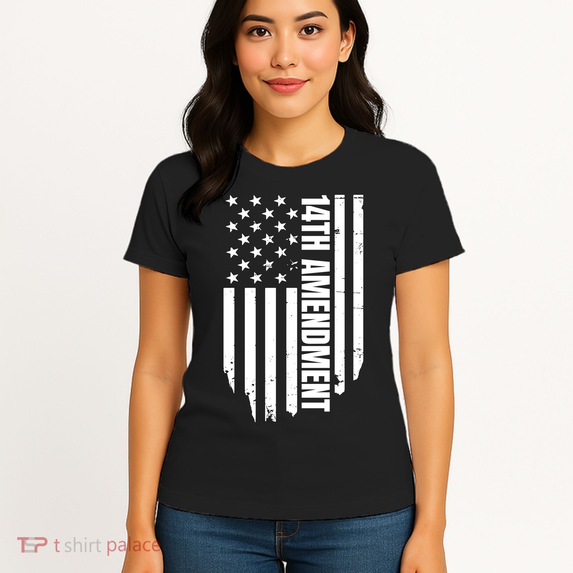 14th Amendment Flag Political America Usa Rights Women's T-Shirt
