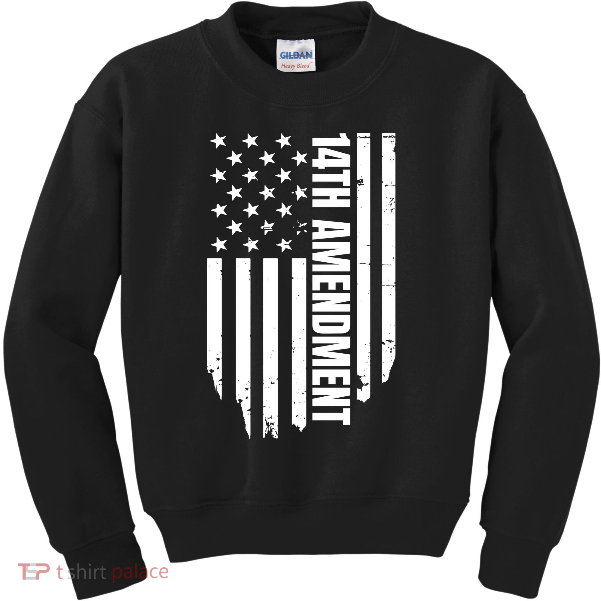 14th Amendment Flag Political America Usa Rights Kids Sweatshirt
