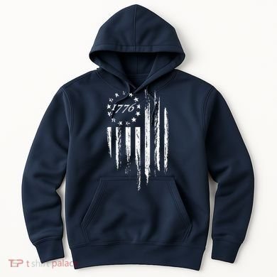 1776 American Flag Betsy Ross 13 Stars Hoodie