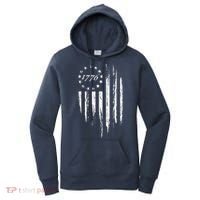 1776 American Flag Betsy Ross 13 Stars Women's Hoodie thumb 0