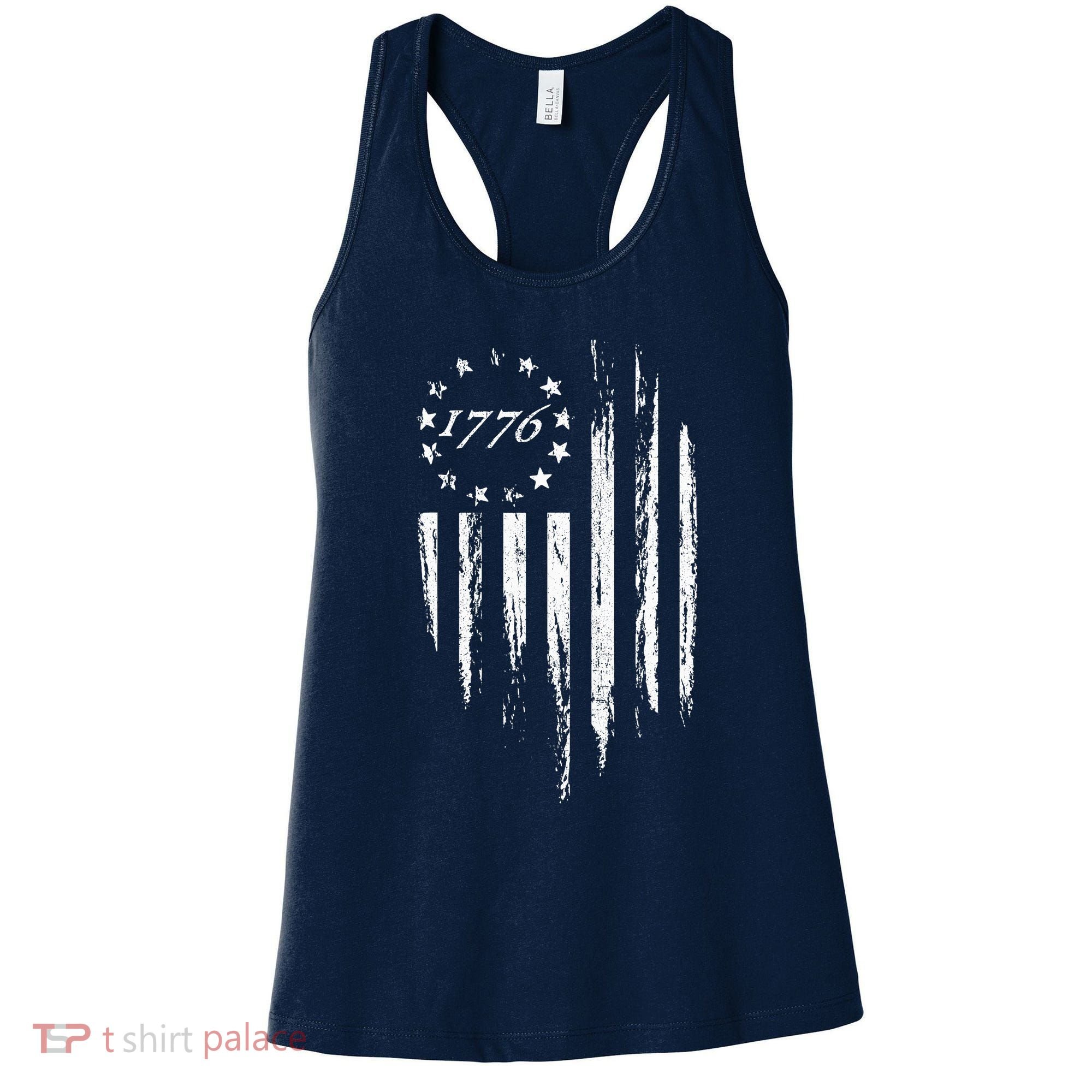 1776 American Flag Betsy Ross 13 Stars Women's Tank Top