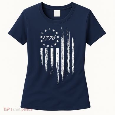 1776 American Flag Betsy Ross 13 Stars Women's T-Shirt