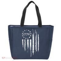 1776 American Flag Betsy Ross 13 Stars Tote Bag thumb 0