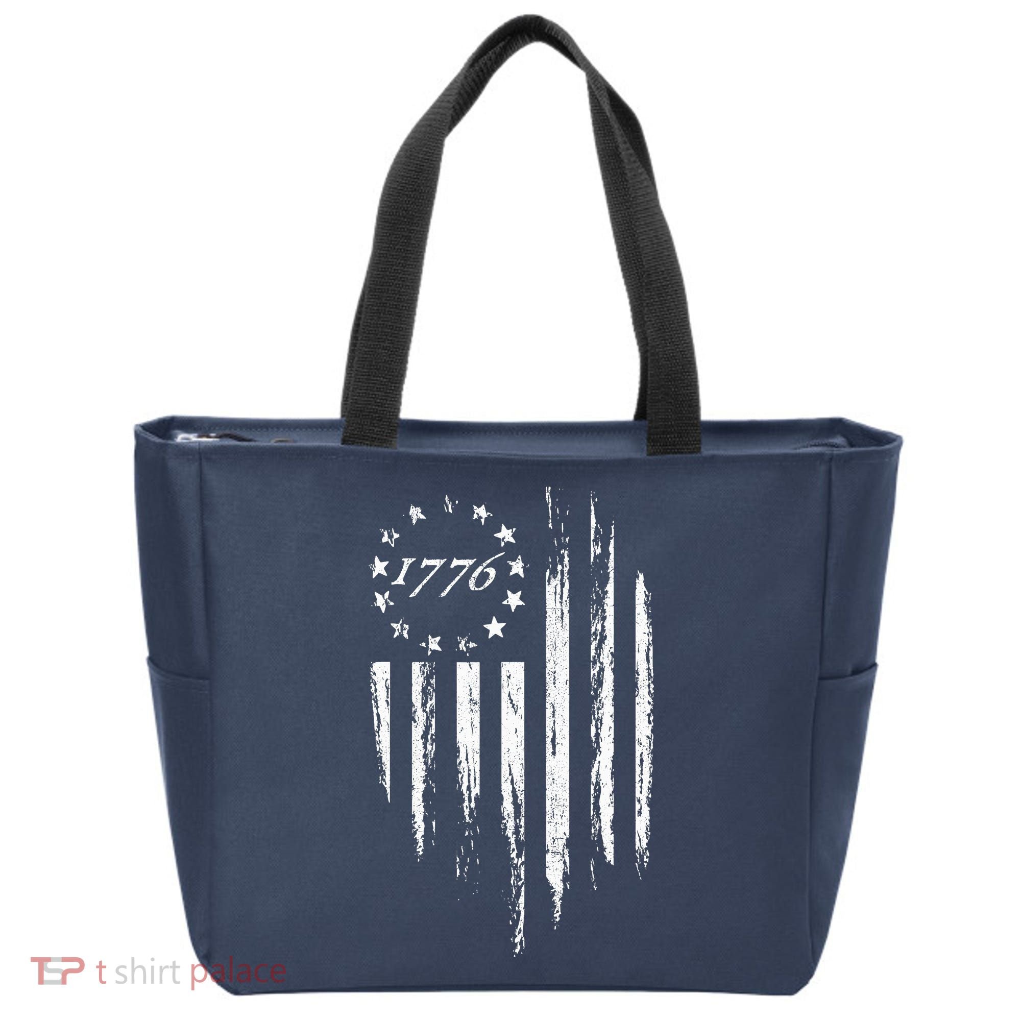 1776 American Flag Betsy Ross 13 Stars Tote Bag