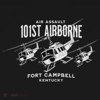 101st Airborne Fort Campbell Kentucky Air Assault Helicopter Sweatshirt thumb 3