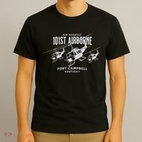 101st Airborne Fort Campbell Kentucky Air Assault Helicopter T-Shirt thumb 3
