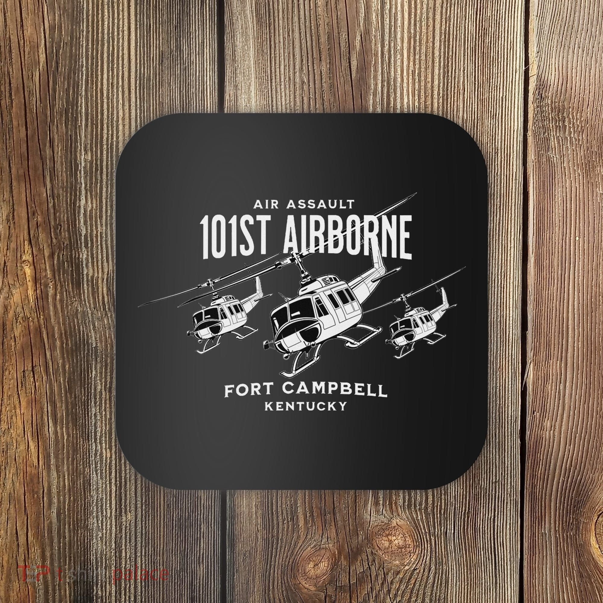 101st Airborne Fort Campbell Kentucky Air Assault Helicopter Coaster