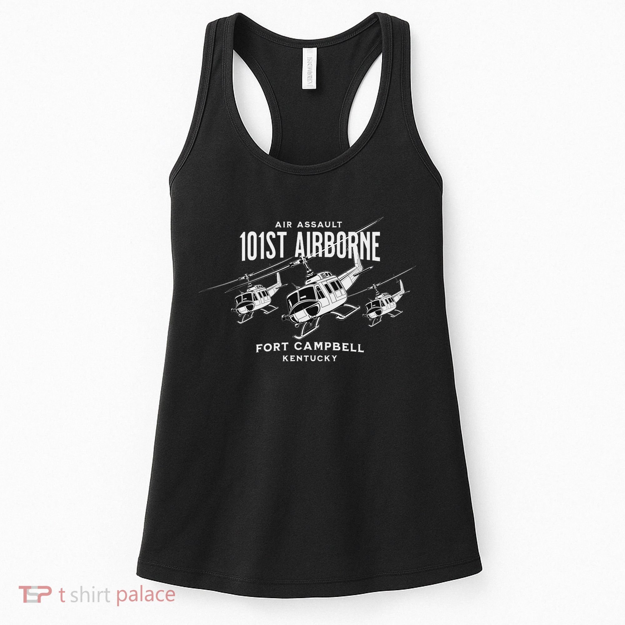 101st Airborne Fort Campbell Kentucky Air Assault Helicopter Women's Tank Top