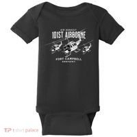 101st Airborne Fort Campbell Kentucky Air Assault Helicopter Baby Bodysuit thumb 0
