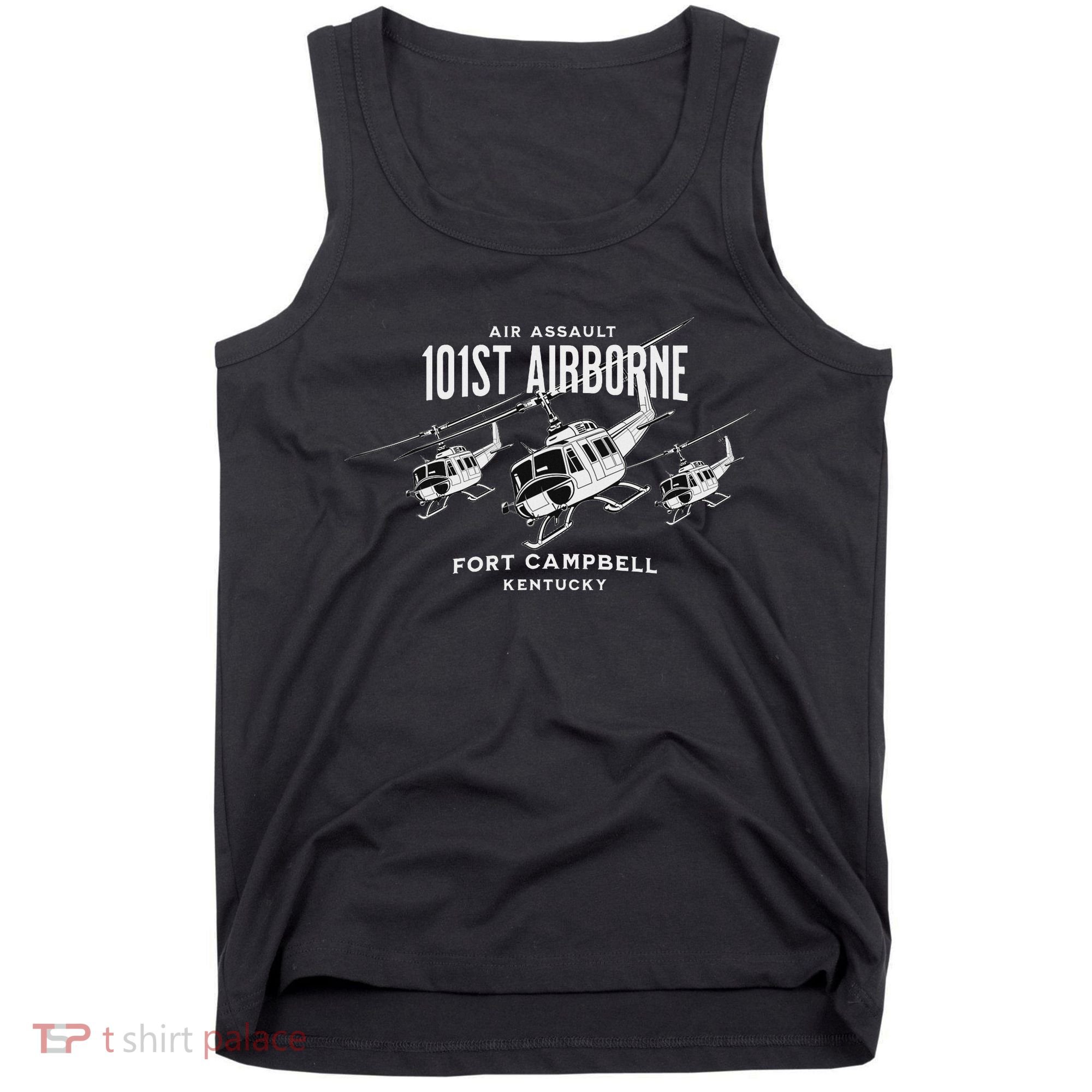 101st Airborne Fort Campbell Kentucky Air Assault Helicopter Tank Top