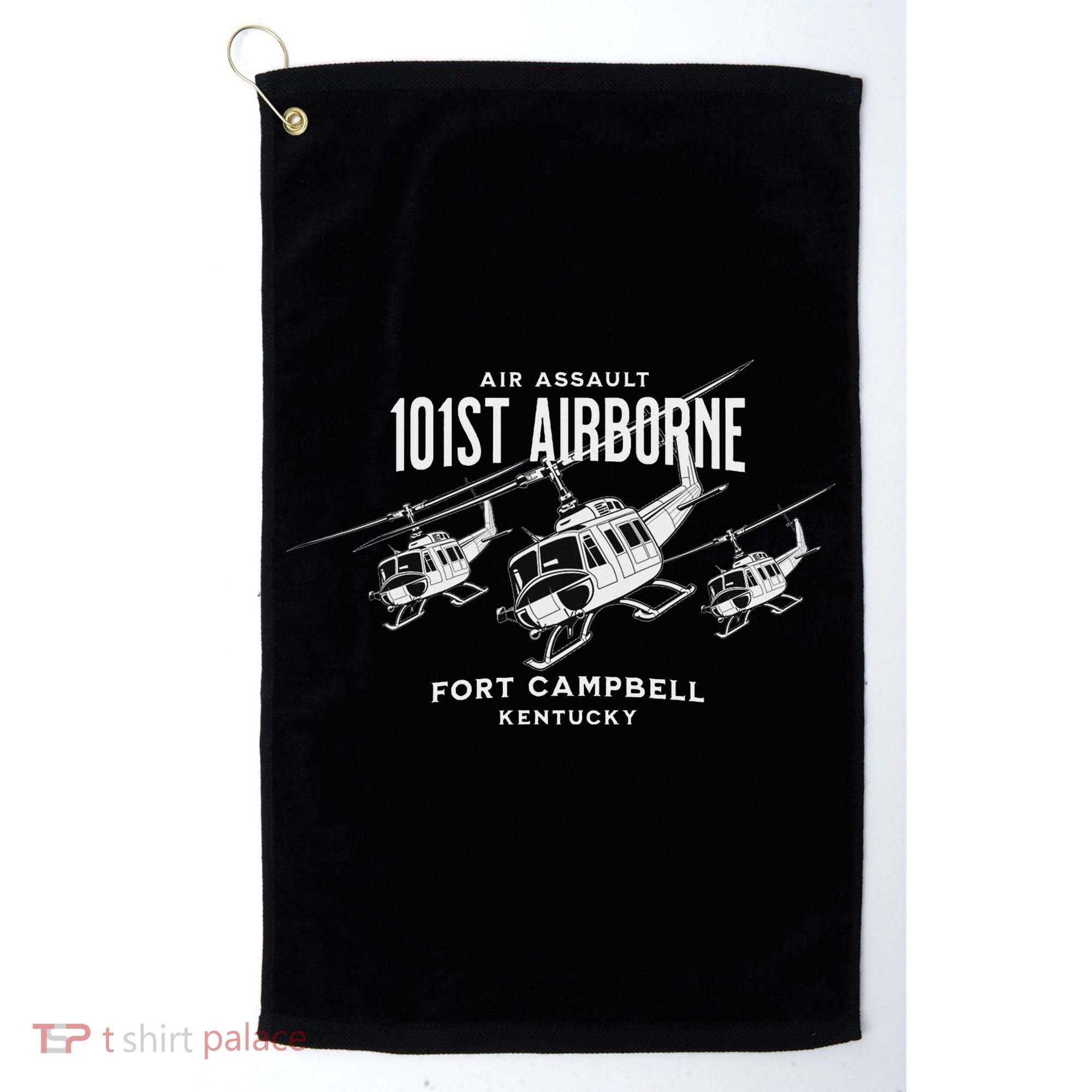 101st Airborne Fort Campbell Kentucky Air Assault Helicopter Golf Towel