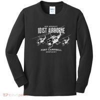 101st Airborne Fort Campbell Kentucky Air Assault Helicopter Kids Long Sleeve Shirt thumb 0
