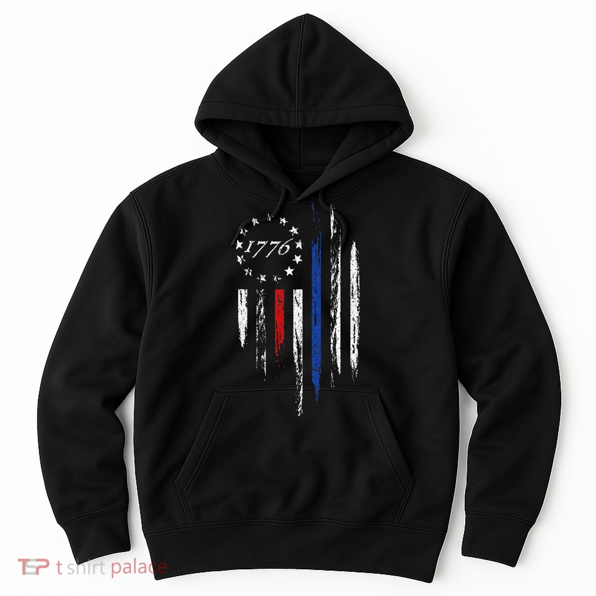 1776 American Flag Betsy Ross 13 Stars Usa Gift Hoodie