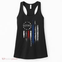 1776 American Flag Betsy Ross 13 Stars Usa Gift Women's Tank Top thumb 0