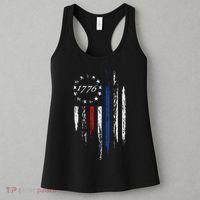 1776 American Flag Betsy Ross 13 Stars Usa Gift Women's Tank Top thumb 3