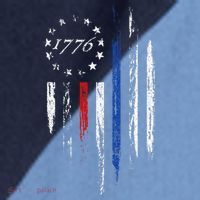 1776 American Flag Betsy Ross 13 Stars Usa Gift Raglan Baseball Sleeve Shirt thumb 2