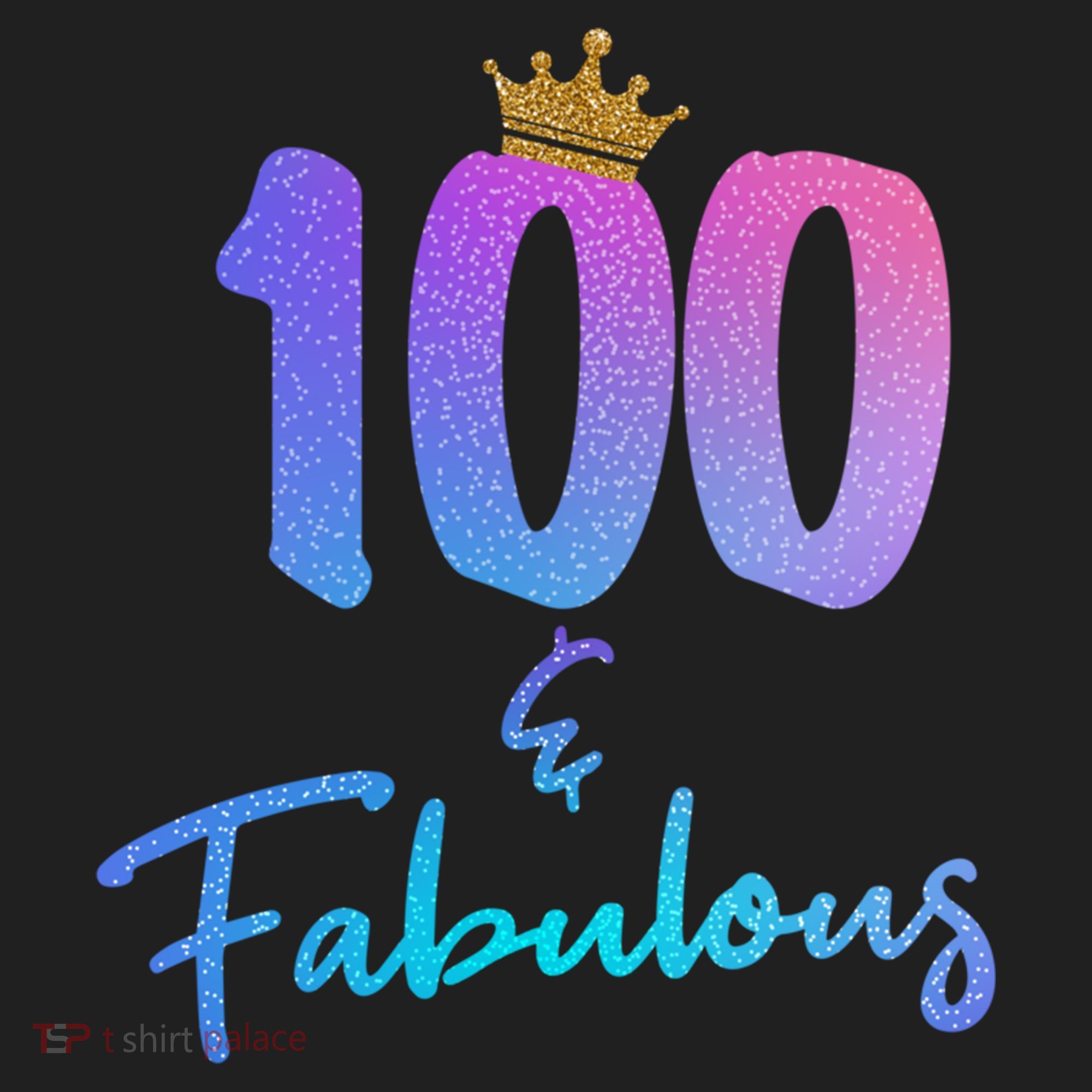 100 And Fabulous For 100th Birthday Cute Gift Women's Sweatshirt