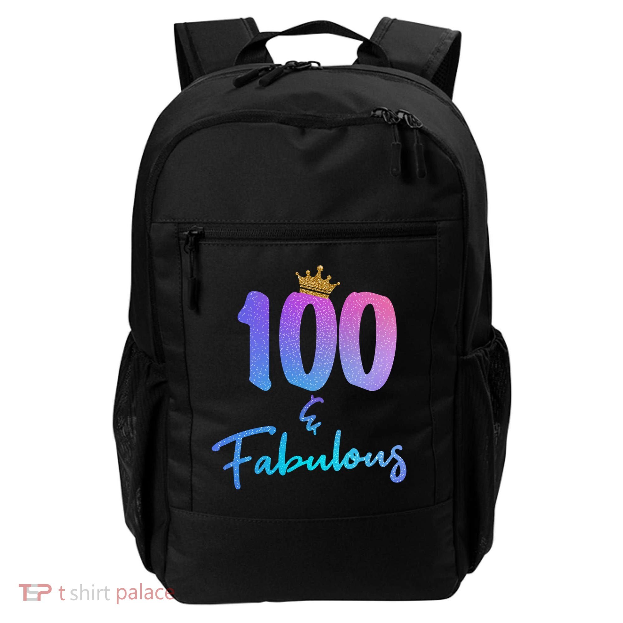 100 And Fabulous For 100th Birthday Cute Gift Backpack
