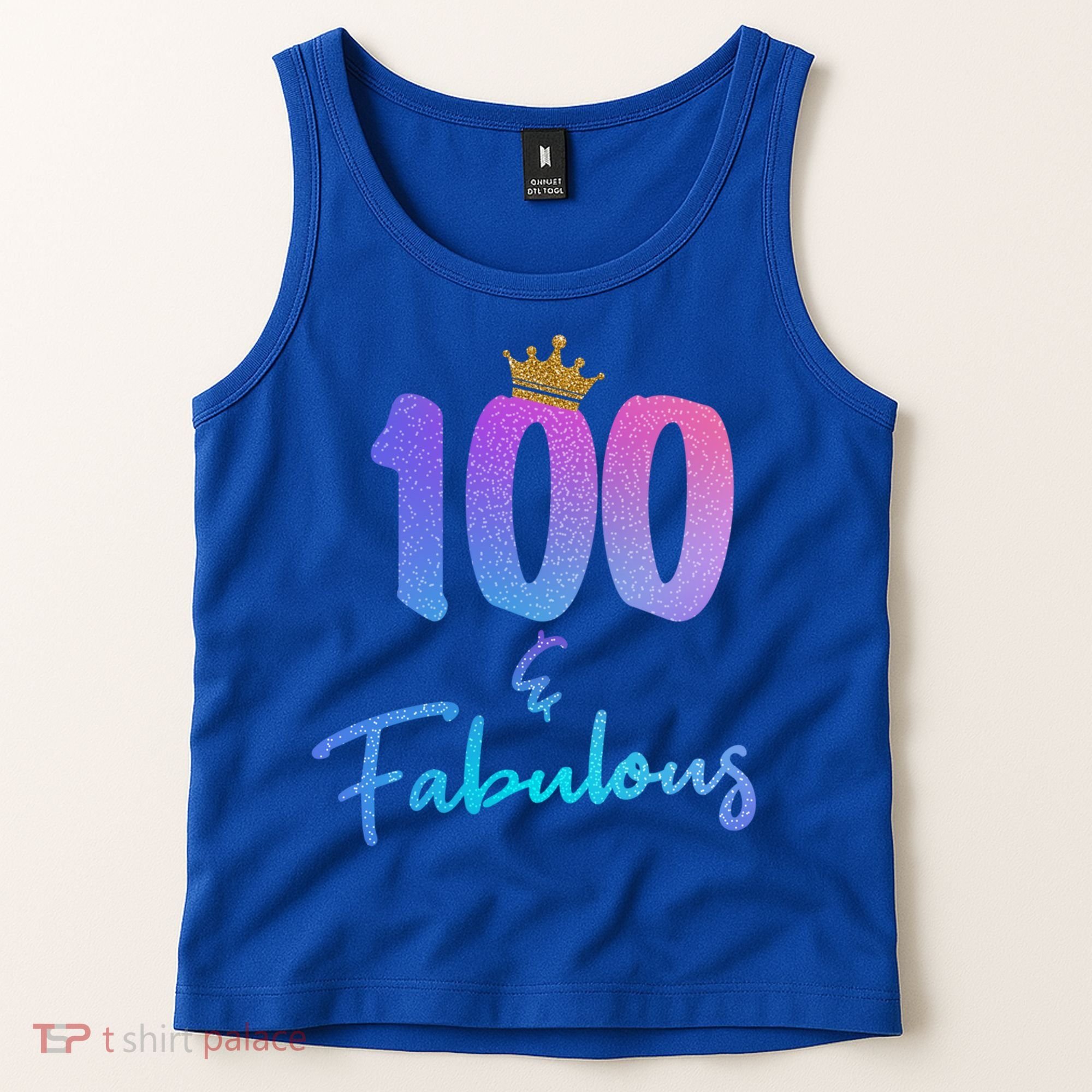 100 And Fabulous For 100th Birthday Cute Gift Tank Top
