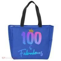 100 And Fabulous For 100th Birthday Cute Gift Tote Bag thumb 0
