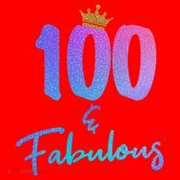 100 And Fabulous For 100th Birthday Cute Gift Santa Hat thumb 1