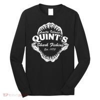 1975 Amity Island QuintS Shark Fishing Long Sleeve Shirt thumb 0