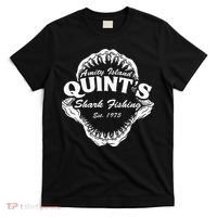 1975 Amity Island QuintS Shark Fishing T-Shirt thumb 0