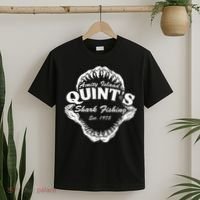 1975 Amity Island QuintS Shark Fishing T-Shirt thumb 2
