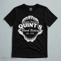 1975 Amity Island QuintS Shark Fishing T-Shirt thumb 5