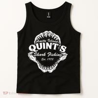 1975 Amity Island QuintS Shark Fishing Tank Top thumb 2