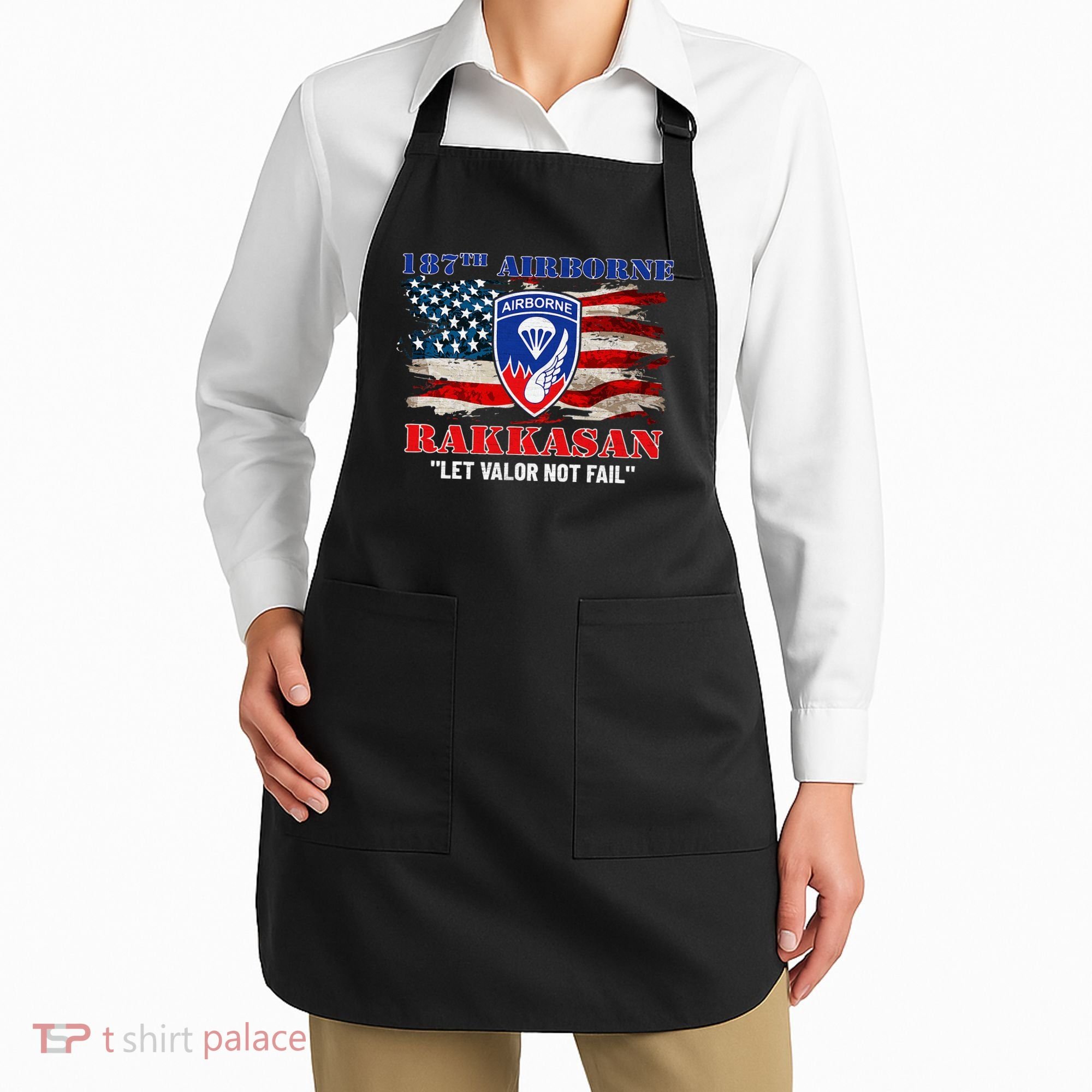 187th Airborne Infantry Regiment Rakkasans Fort Campbell Apron