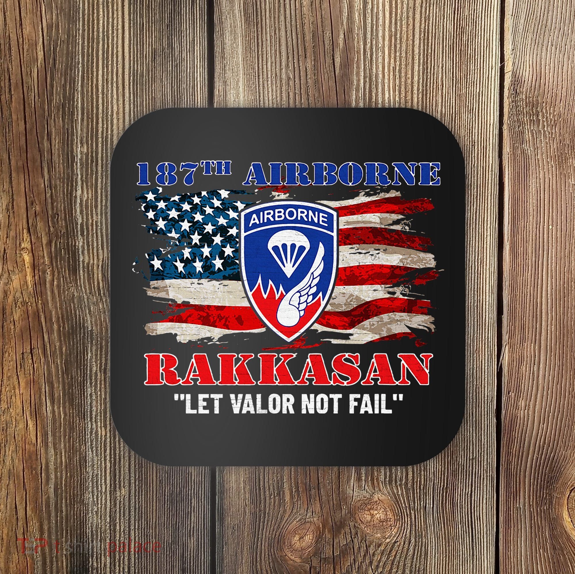 187th Airborne Infantry Regiment Rakkasans Fort Campbell Coaster