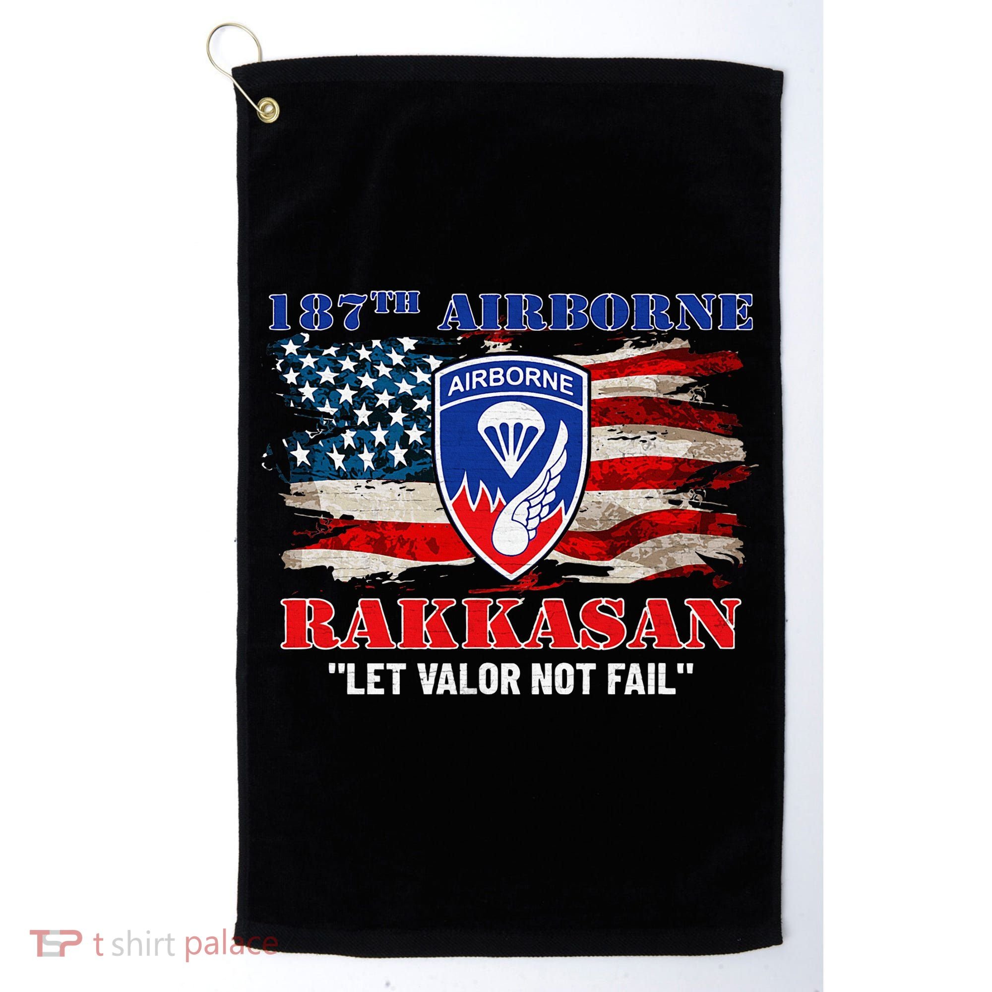 187th Airborne Infantry Regiment Rakkasans Fort Campbell Golf Towel