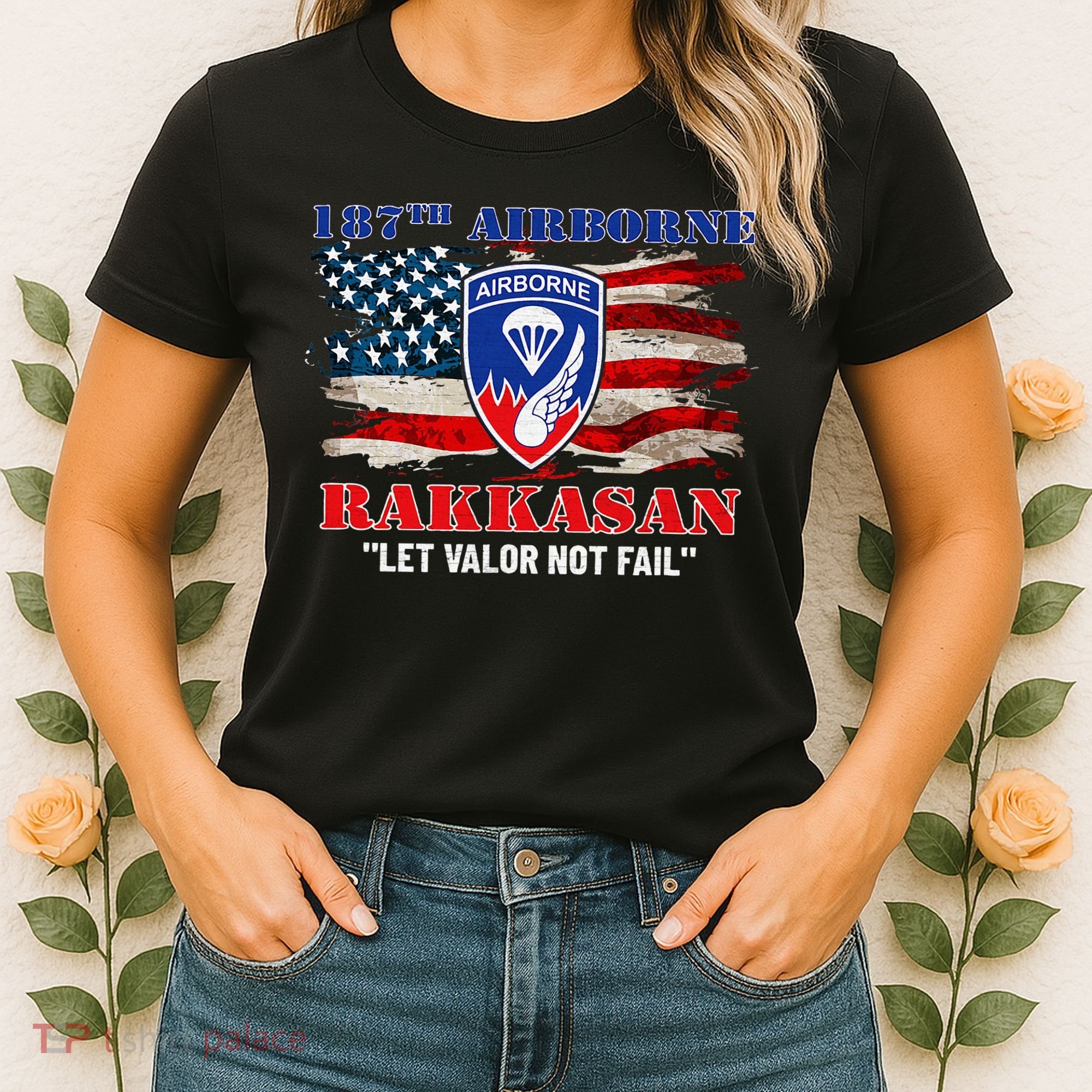 187th Airborne Infantry Regiment Rakkasans Fort Campbell Women's T-Shirt