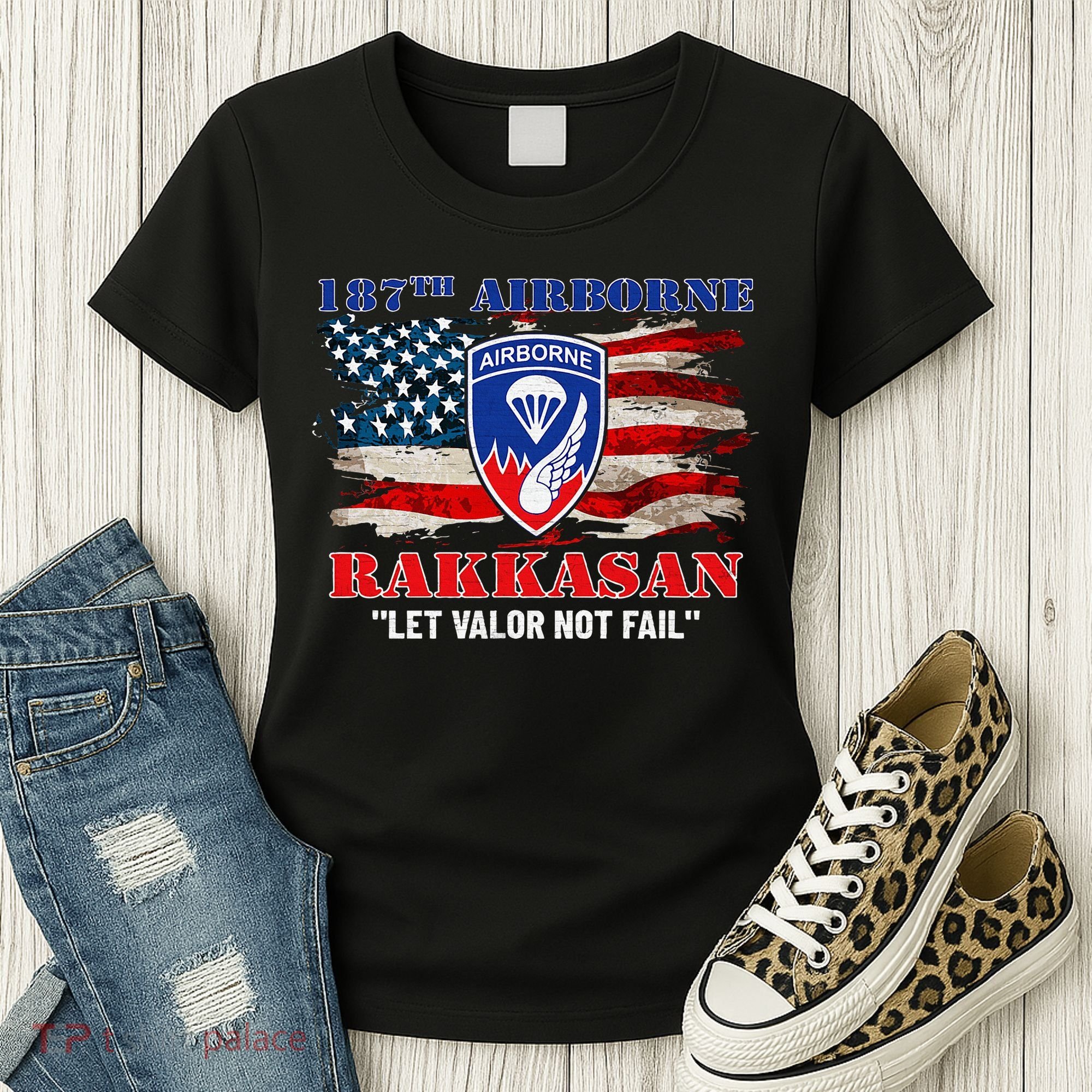 187th Airborne Infantry Regiment Rakkasans Fort Campbell Women's T-Shirt