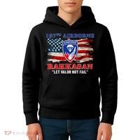 187th Airborne Infantry Regiment Rakkasans Fort Campbell Kids Hoodie thumb 4