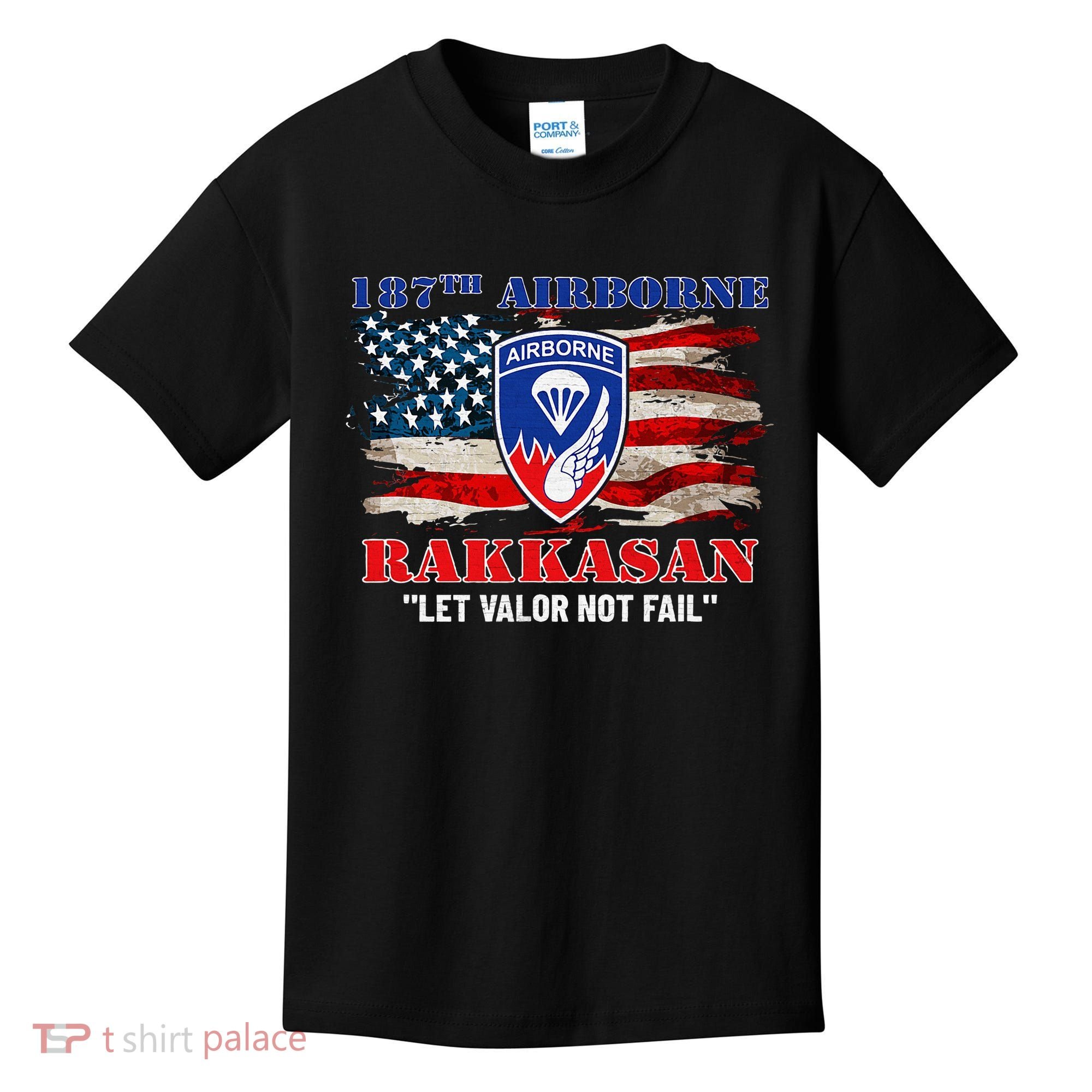 187th Airborne Infantry Regiment Rakkasans Fort Campbell Kids T-Shirt