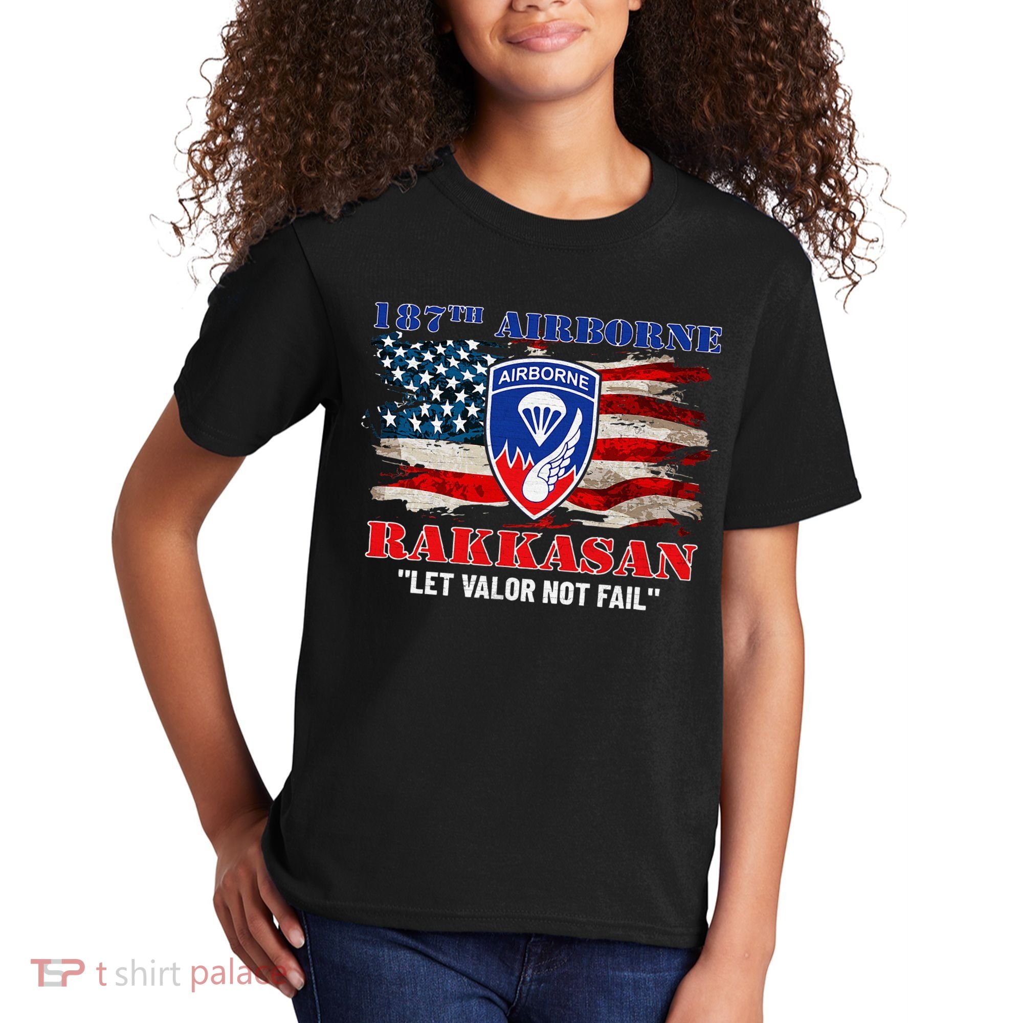 187th Airborne Infantry Regiment Rakkasans Fort Campbell Kids T-Shirt