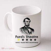1star Abraham Lincoln Fords Theater Would Not Recommend Coffee Mug thumb 0
