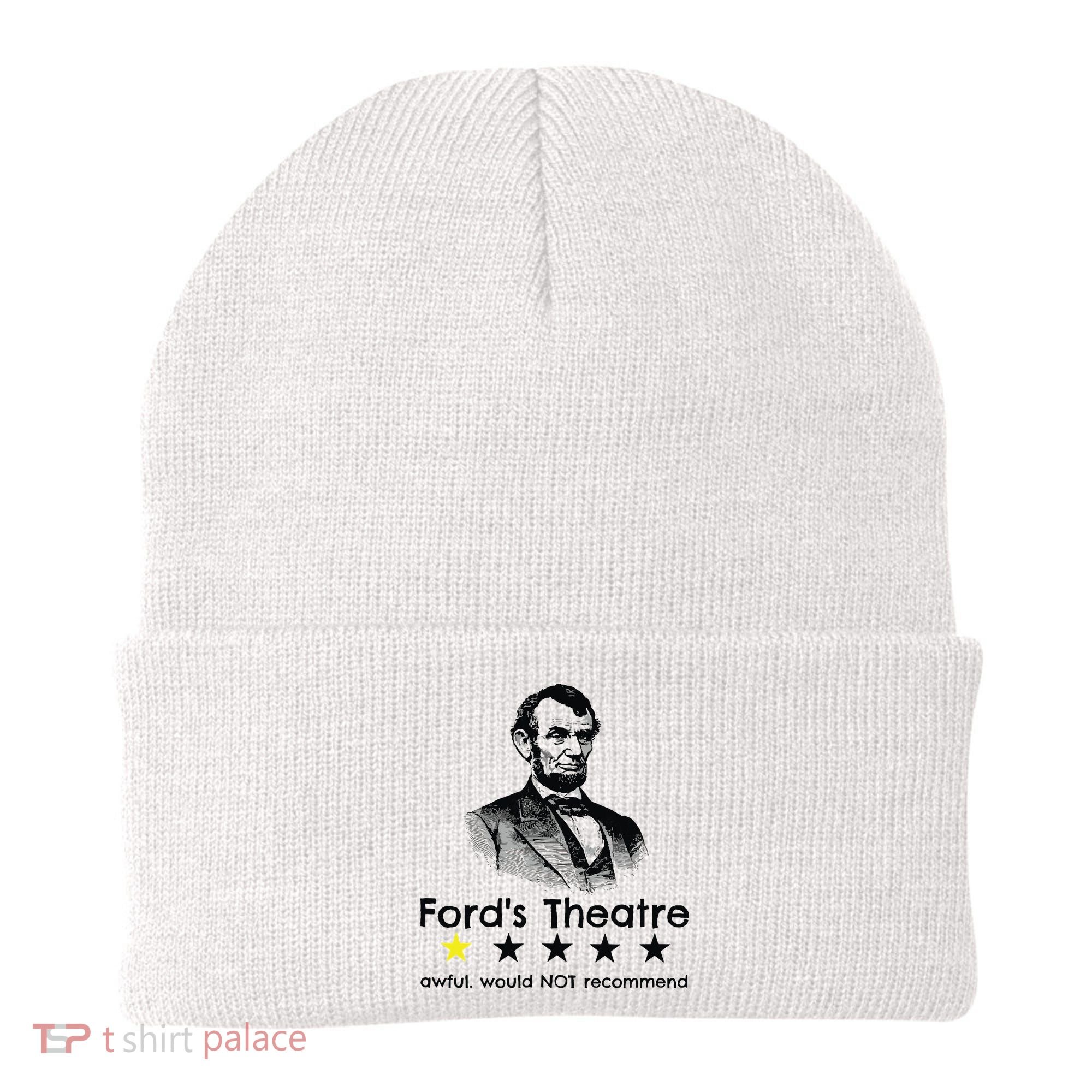 1star Abraham Lincoln Fords Theater Would Not Recommend Beanie