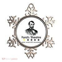 1star Abraham Lincoln Fords Theater Would Not Recommend Ornament thumb 0