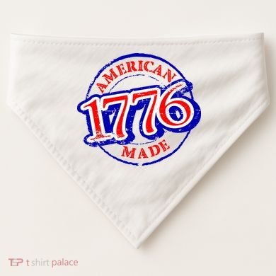 1776 American Made USA-Made Doggie Bandana