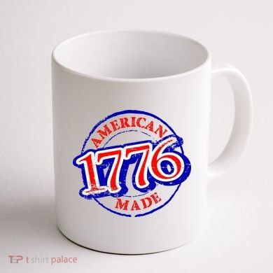 1776 American Made Coffee Mug back