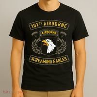 101st Airborne Paratrooper Army Veteran Vintage T-Shirt thumb 3