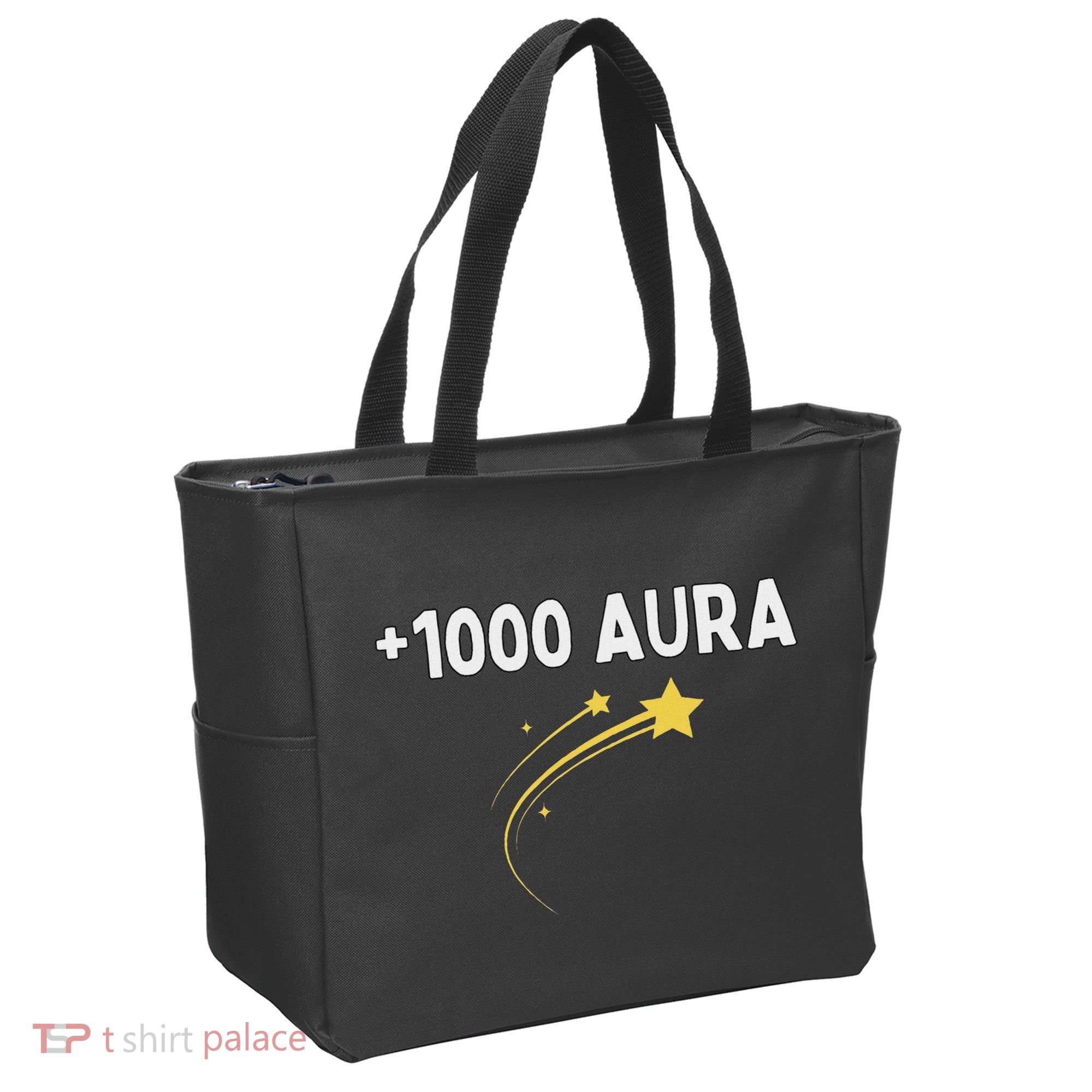 1000 Aura Plus 1000 Aura Points Meme Humor Tote Bag