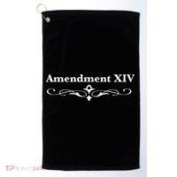 14TH Amendment USA Constitution Golf Towel thumb 0