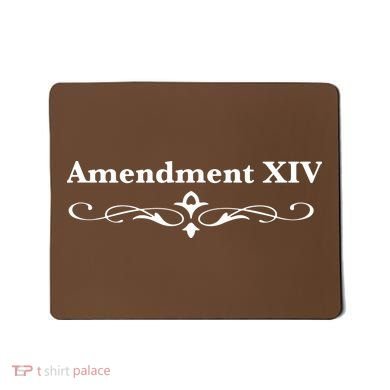 14TH Amendment USA Constitution Mousepad