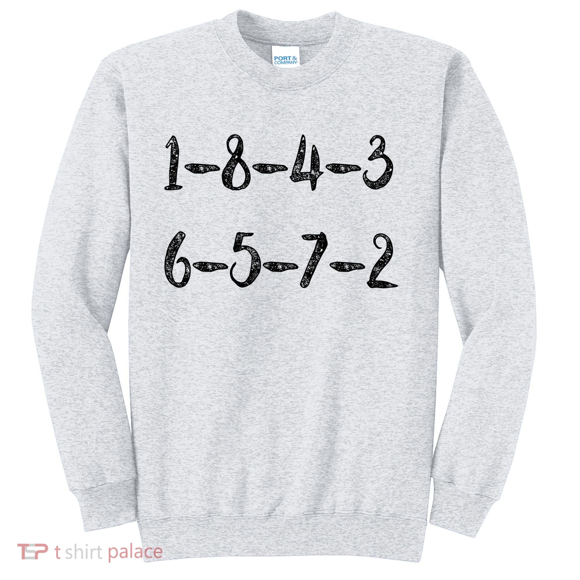 18436572 AWESOME V8 FIRING ORDER CAR ENTHUSIAST Sweatshirt