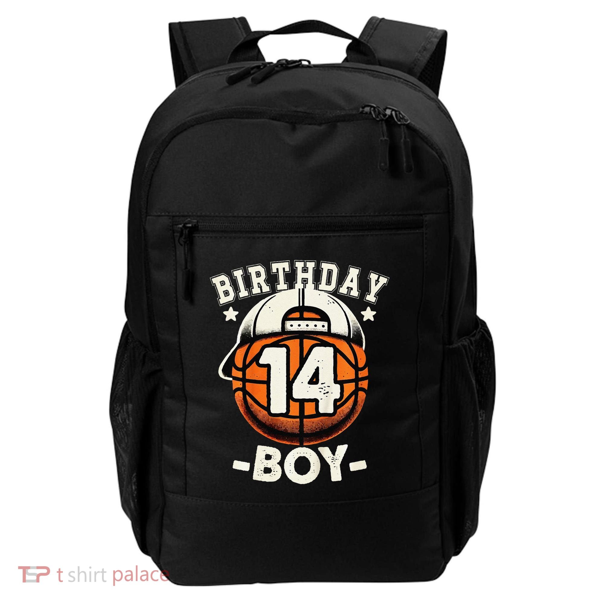 14th Birthday 14 Year Old Basketball Theme Decorations Backpack