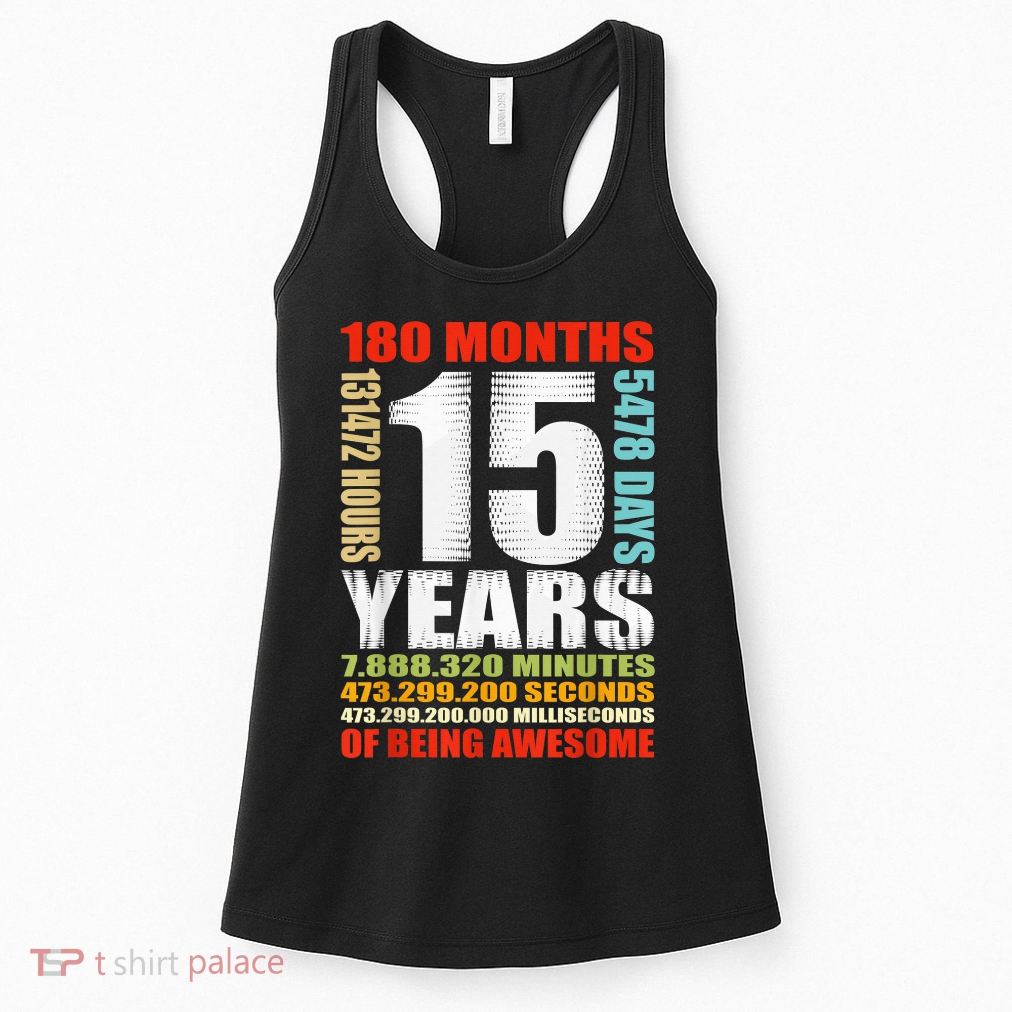 15th Birthday 15 Years Old Boy Girl  Being Awesome Women's Tank Top